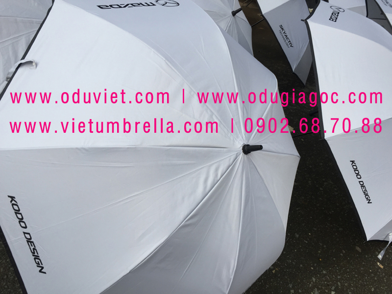 xưởng sản xuất ô dù cầm tay in logo quảng cáo